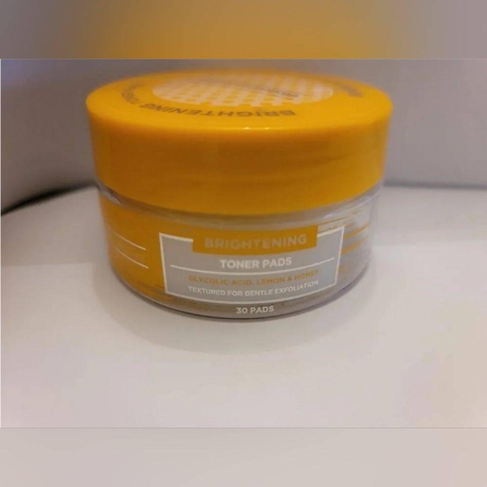 Global Beauty Care Brightening Toner Pads 30ct Glycolic Acid BNIB